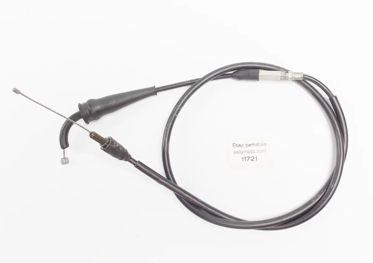 1990 Yamaha Yz125 Black Vinyl Throttle Cable 1