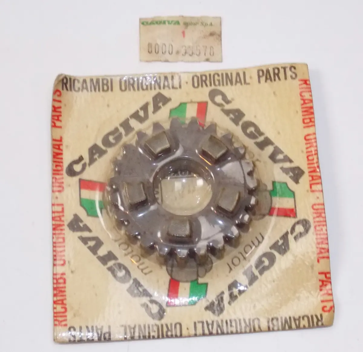 Nos Oem Cagiva 1987 Elefantre 125 Gear Main Shaft 5Th 800033578 1
