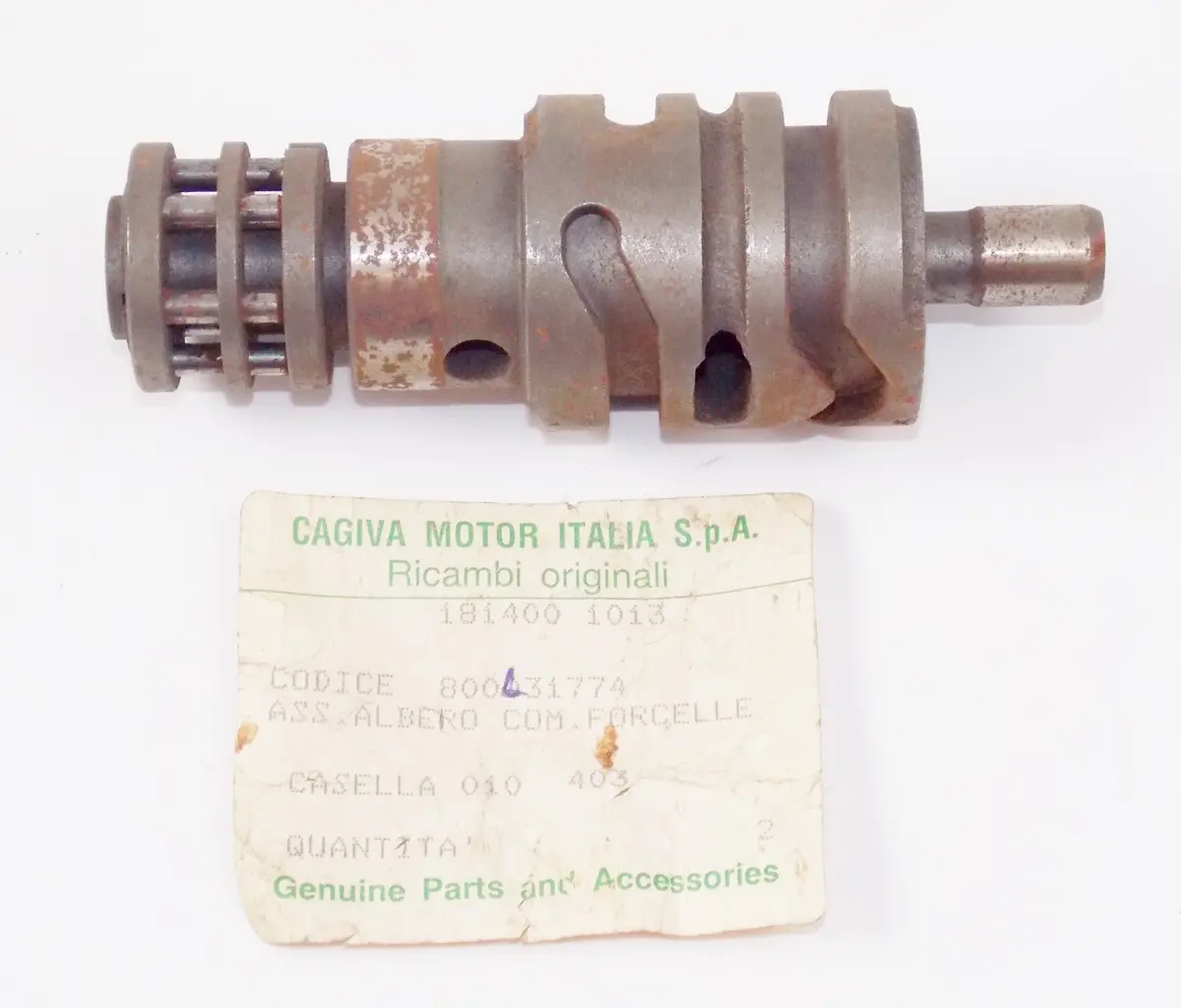 Nos Oem Cagiva 1981 Wmx 125/3 Transmission Gear Box Shifter Cam Drum 800L31774 1