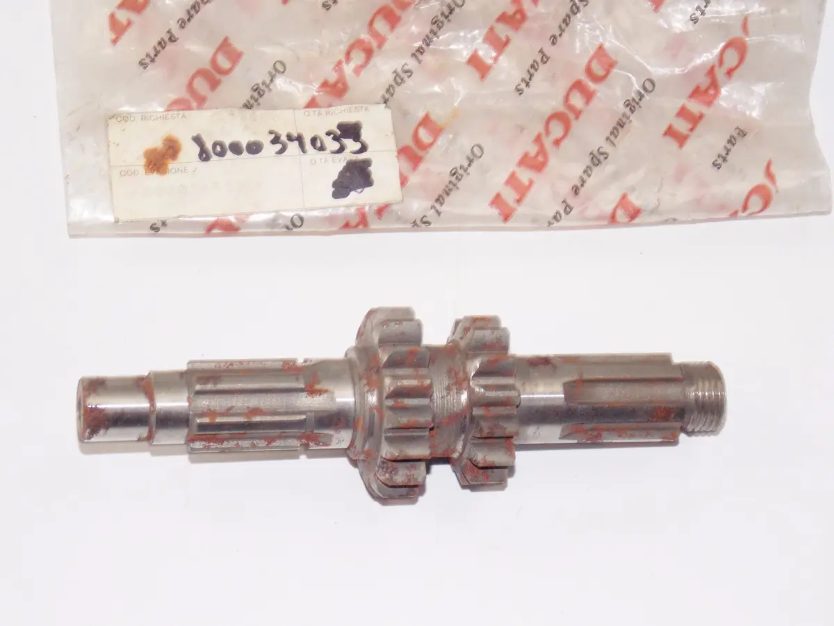 Oem Ducati Cagiva Sst125 Aletta Secondary Countr Shaft 4Th 16T 5Th 14T 800034033 1