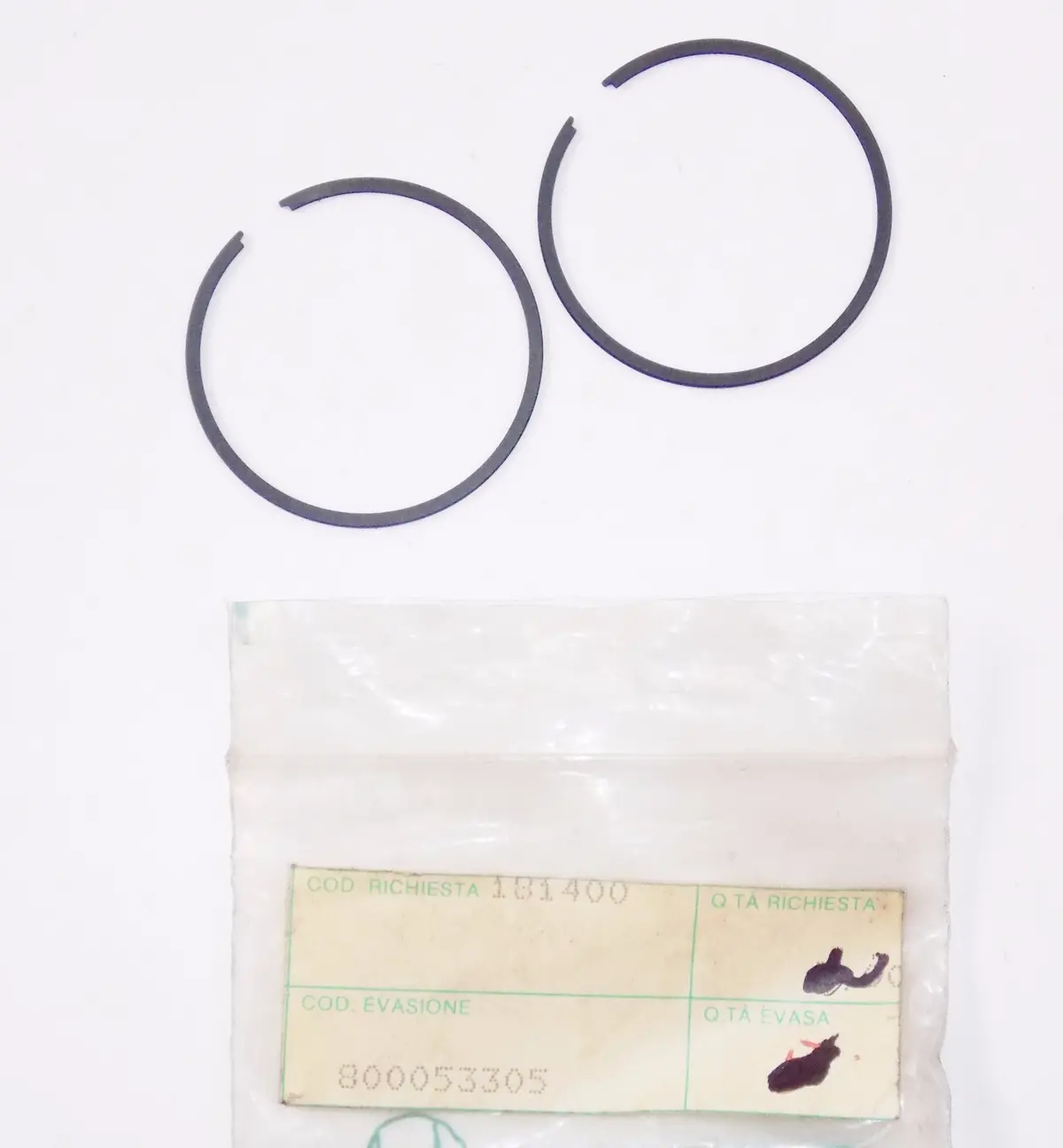 Nos Oem Cagiva 1988-1991 Cocis 50|-2 K3 Ducati Husqvarna Piston Rings 800053305 1