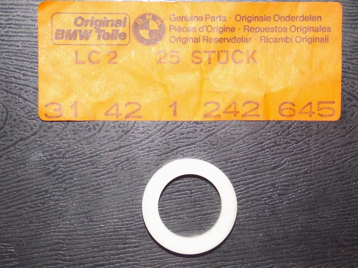 Nos Oem Bmw 76-87 R100cs/Rs/Rt/T R65/Ls R80 Valve Washer # 31421242645 1