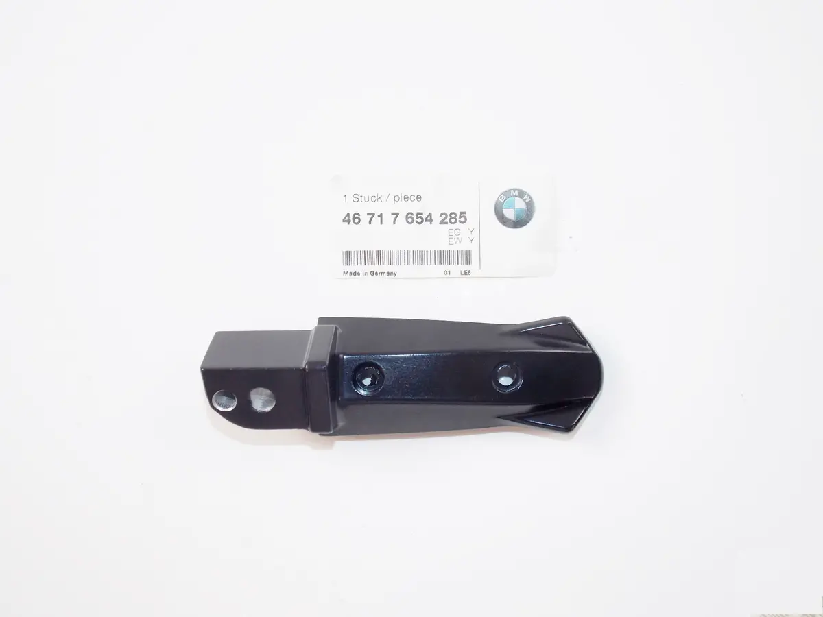 Nos Oem Bmw 2001-2005 F650cs Black Footrest Rear Left # 46717654285 2