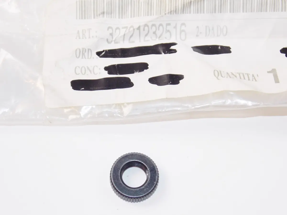 Nos Oem Bmw 74-07  K100/Lt/Rs/1100Lt/75 R100cs/7T Knurled Head Nut # 32721232516 1