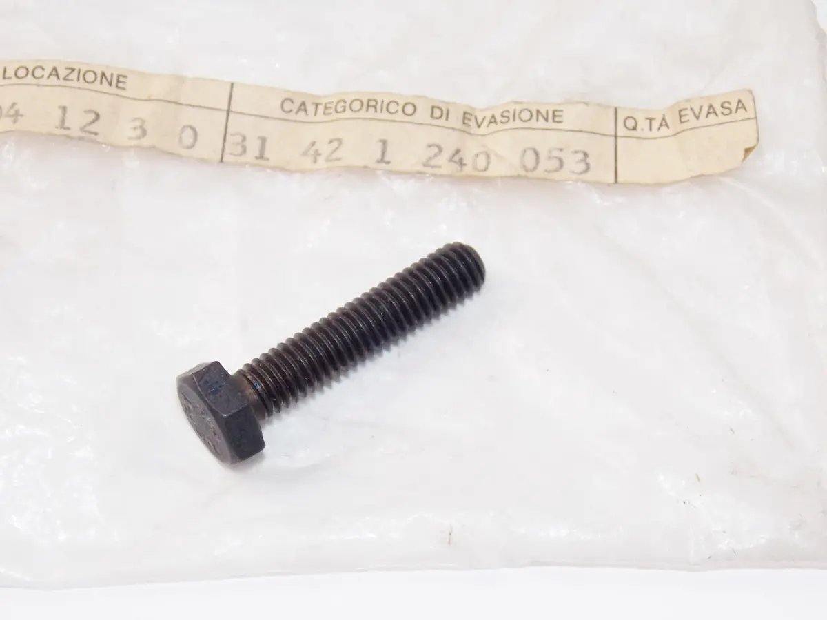 Nos Oem Bmw 72-96 R100cs/60/75/80 Upper Fork Cross Brace Hex Bolt # 31421240053 1