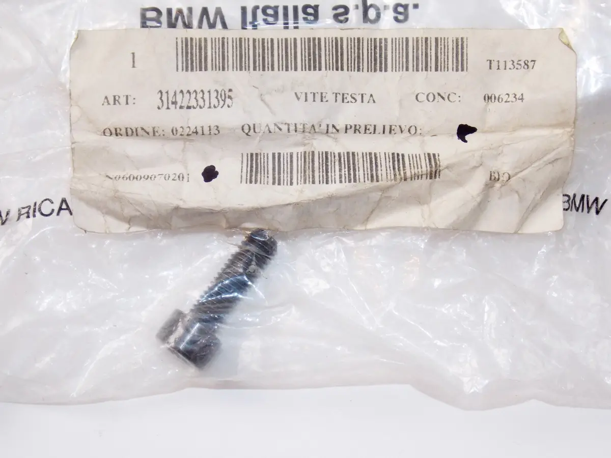 Nos Oem Bmw 92-07 R1100gs/Rs/Rt/S/1150Rs Fillister Head Screw M8x25 #31422331395 1