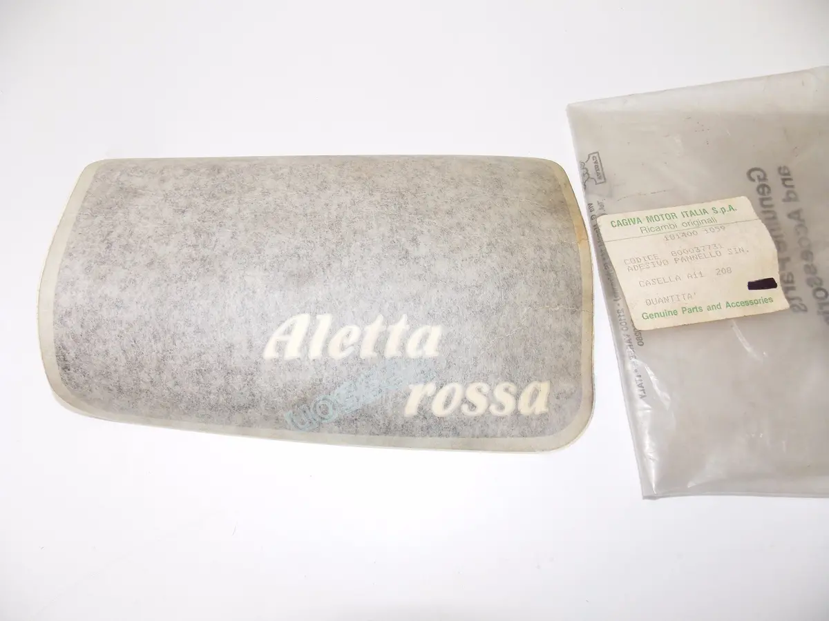Nos Oem Cagiva Aletta Rossa Trim Lh Panel Cover Sticker 800037731 1