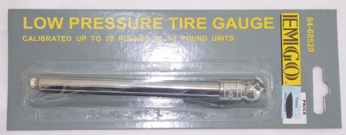 Emgo Low Pressure Tire Gauche Calibrated Up 20 Pounds In 1/2 Pound Unit 84-68520 1