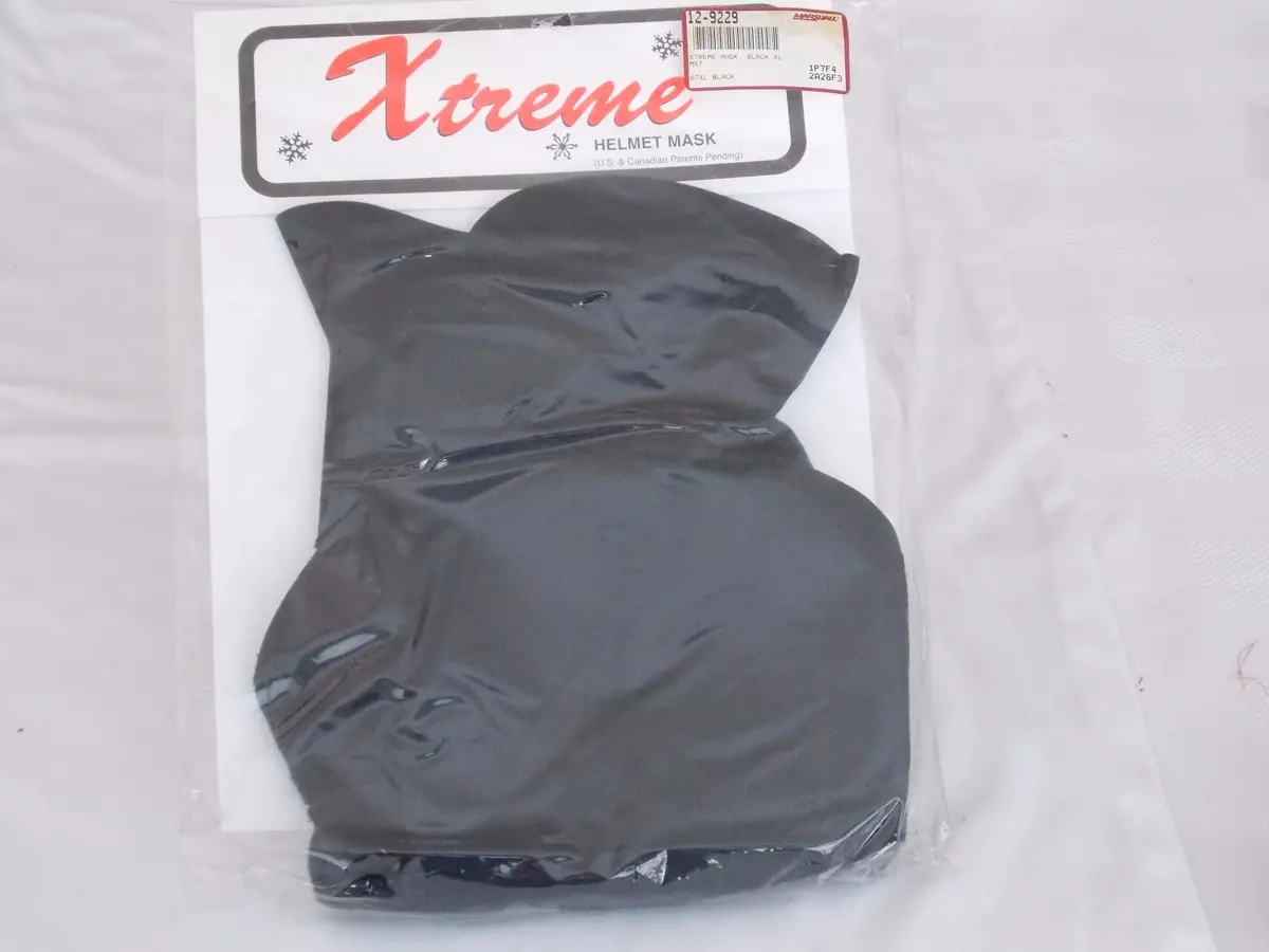 Cold Weather Helmet Mask Black Xl 40° Wind Chill Neoprene Chin Guard # 12-9229 1