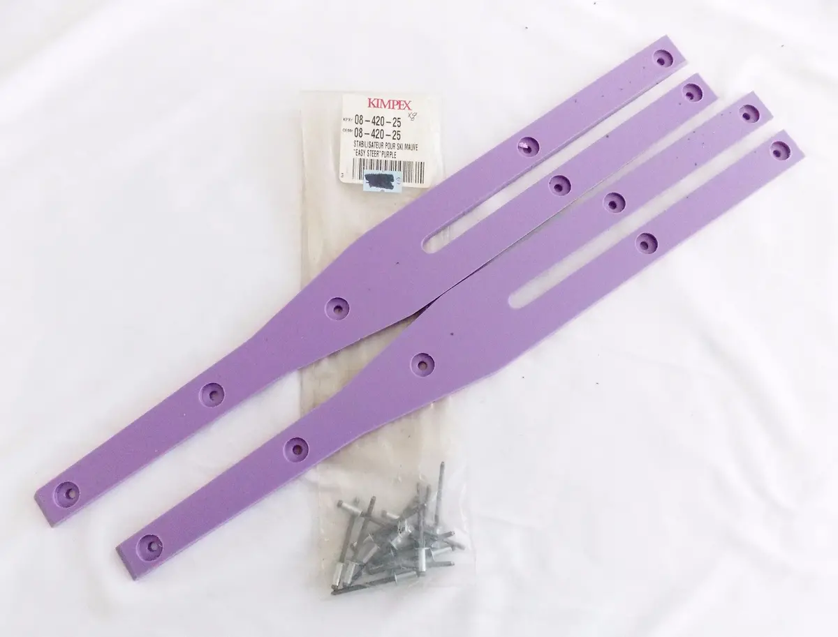 Easy Steer Kit Purple Uhmw Thick 1/4"+Rivets Bombardier Polaris Arctic 08-420-25 1