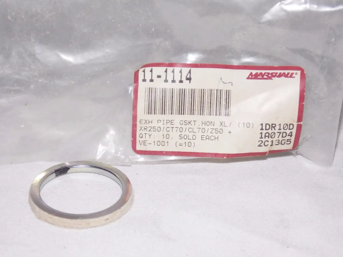 Exhaust Pipe Gasket Honda Xl/Xr250 Ct/Cl70 Z50 Ve-1001 | 11-1114 1