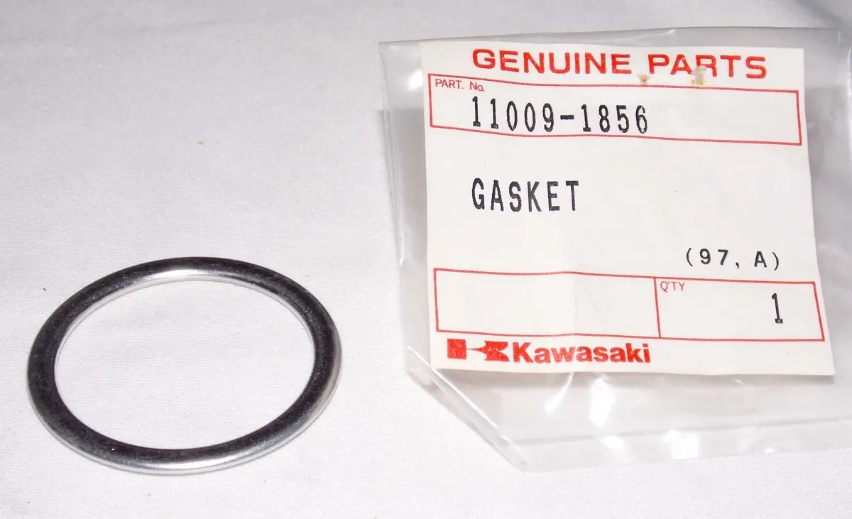 Nos Oem Kawasaki Krf750 Zx600/900 Er/Ex650 Vn900 Exhaust Pipe Gasket 11009-1856 1