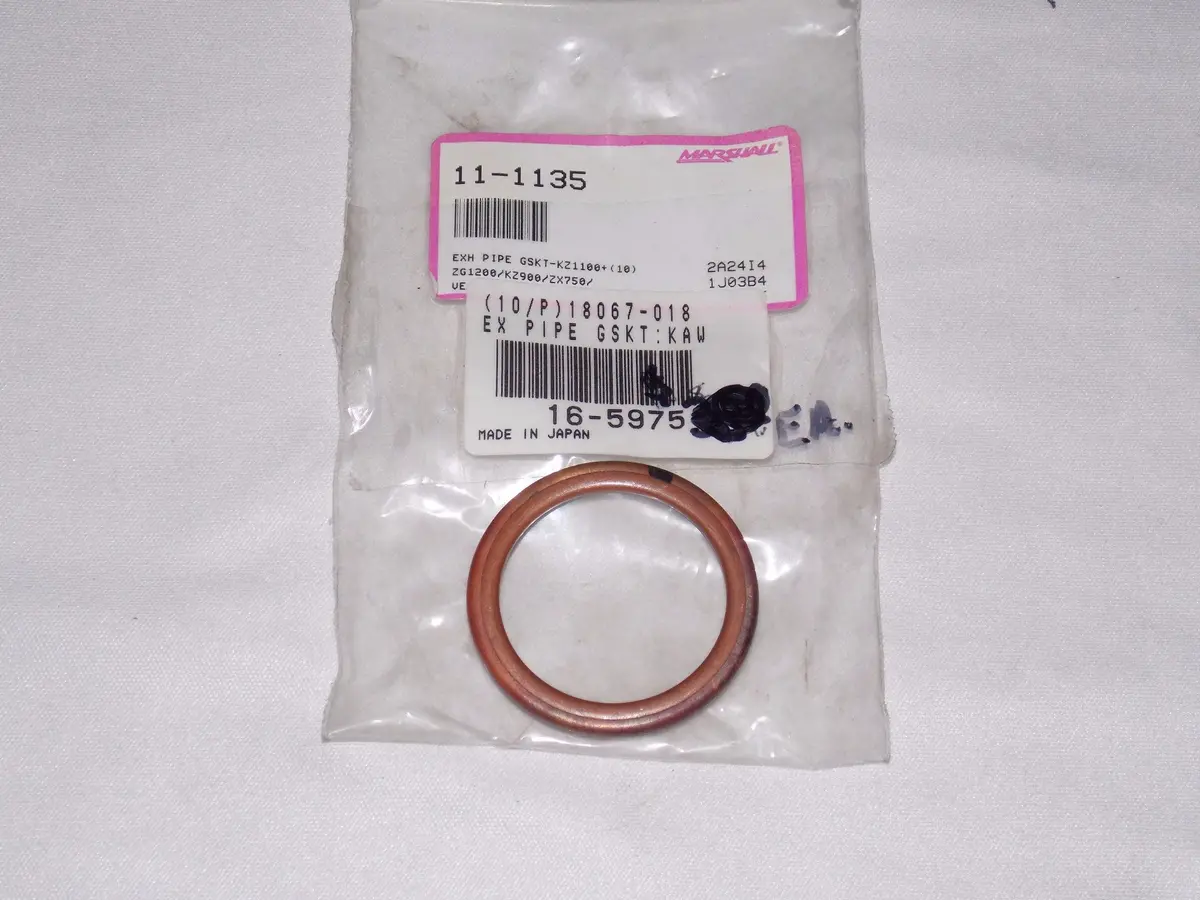 Exhaust Pipe Gasket 32X42x3.0 Kawasaki Zx750 Ninja Kz900 Zn1100 11-1135 |16-5975 1