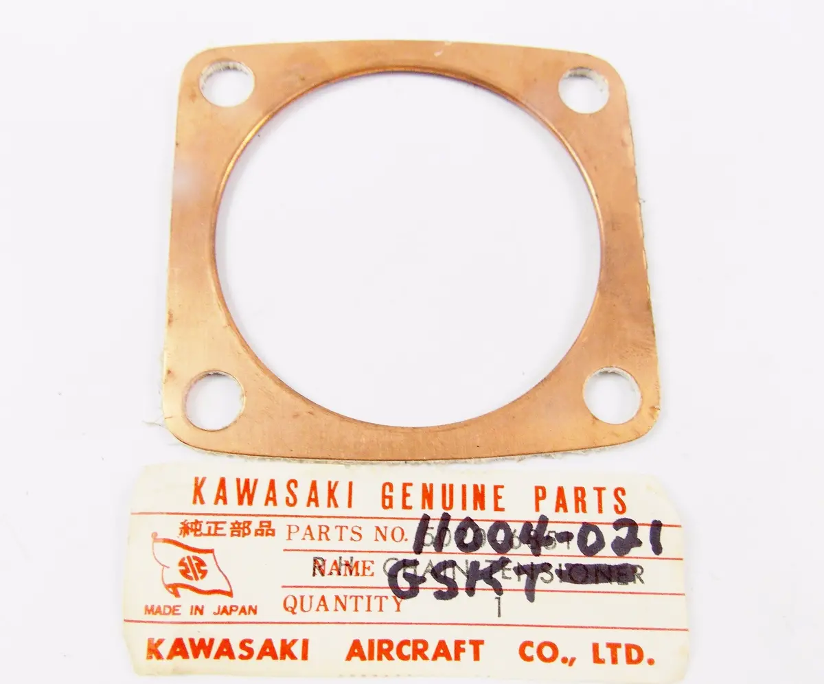 Nos Oem Kawasaki '71 180 F1 '66 F1tr '71 180 F2 Cylinder Head Gasket 11004-021 1