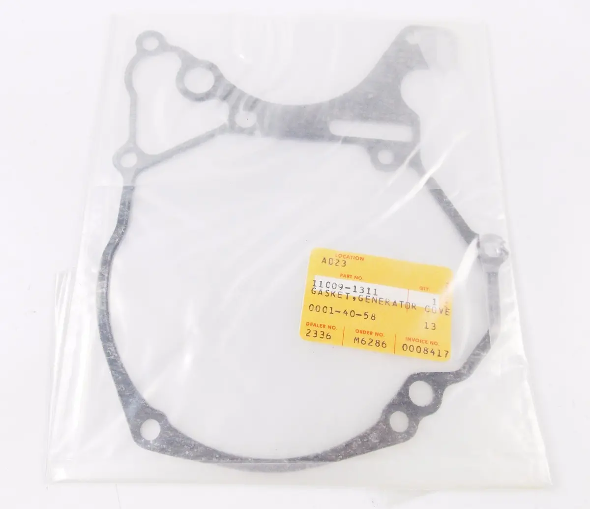 Nos Oem Kawasaki Klt110 Klf110 Generator Cove Gasket 11009-1311 1