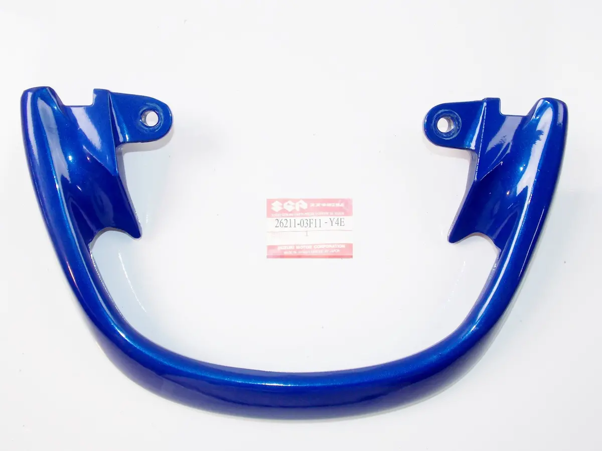 Nos Oem Suzuki 98-2003 Gsx600f/750F Blue Handle Pillion Rider # 46211-03F11-Y4e 1