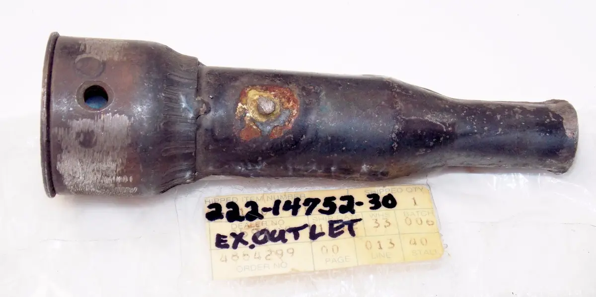Nos Oem Yamaha 1970 As2c Ds6b Pipe Outlet 222-14752-30 1