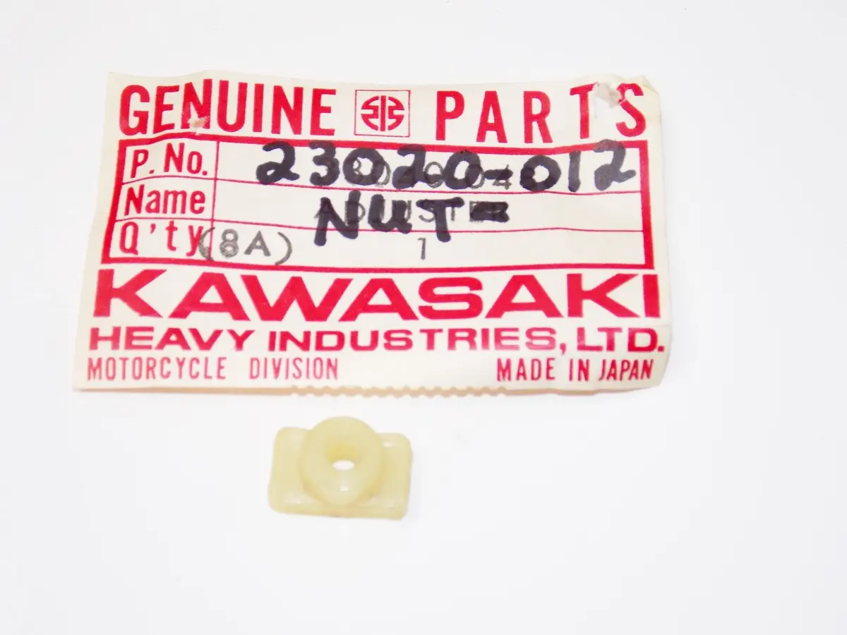 Nos Oem Kawasaki 69-2001 G3ss/Tr G5 Ke125 Kl250 Headlight Nut Adjust 23020-012 1