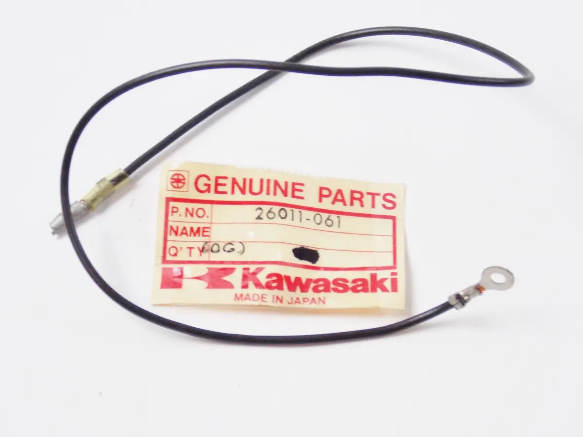 Nos Oem Kawasaki 69-88 G3ss/Tr F6 F7 F11 Ke100 Wire Turn Signal Lead 26011-061 1