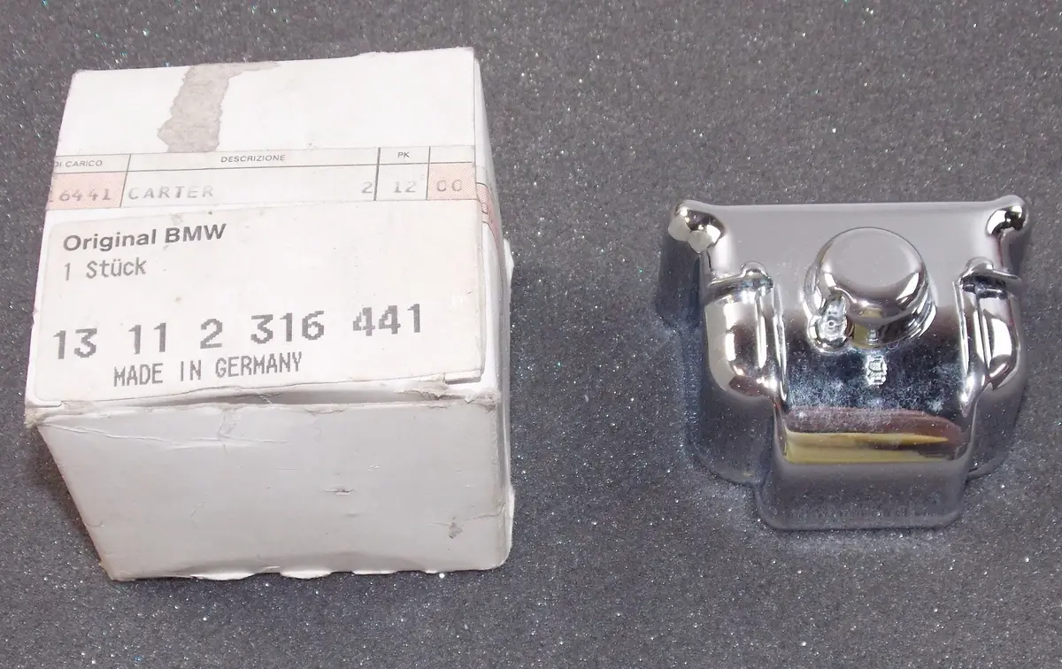 Oem Bmw 91-95 R80r/100R/Mystik Chrome Carburetor Float Housing Left 13112316441 1