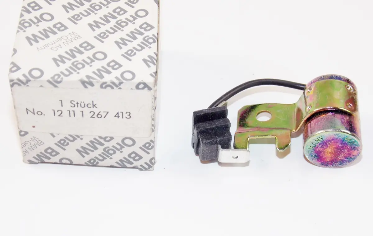 Nos Oem Bmw 2002 E10 E21 320 320I Ignition Condenser 12111267413 1
