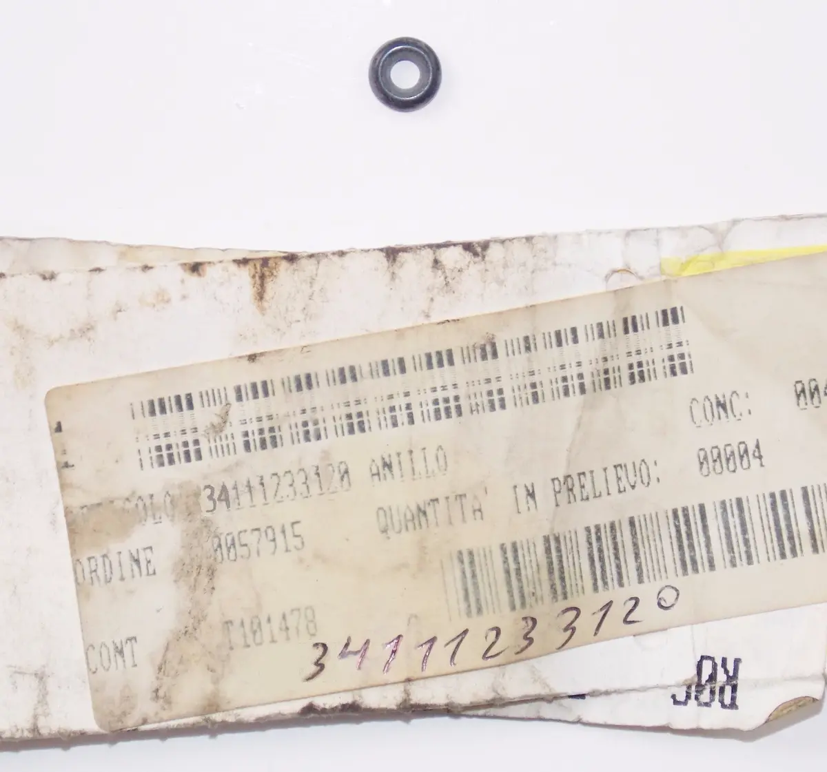 Nos Oem Bmw 74-85 R100rs/7T/Rt/60/75/90S Front Brake Caliper O-Ring 34111233120 1