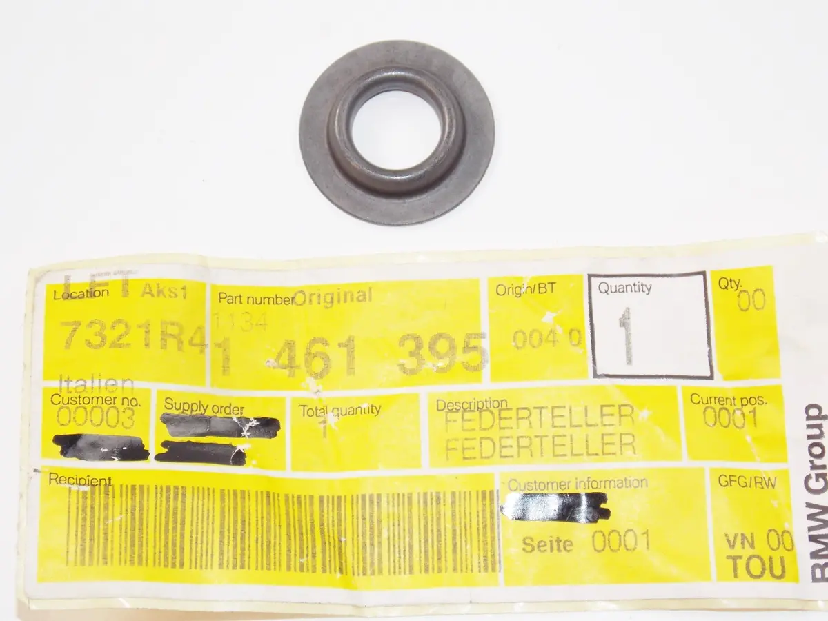 Oem Bmw 84-96 K 100/Lt/Rs/Rt/75 Valve Timing Gear Lower Spring Plate 11341461395 1