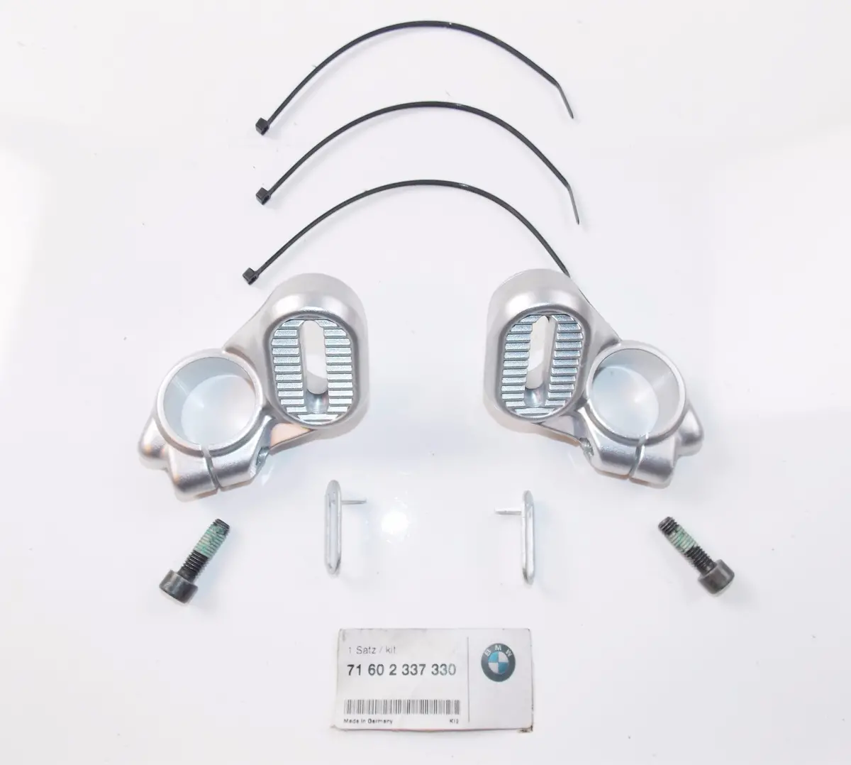 Nos Oem Bmw 96-01 K 1200 Rs Set Of Brackets Handlebar Comfort 71602337330 1