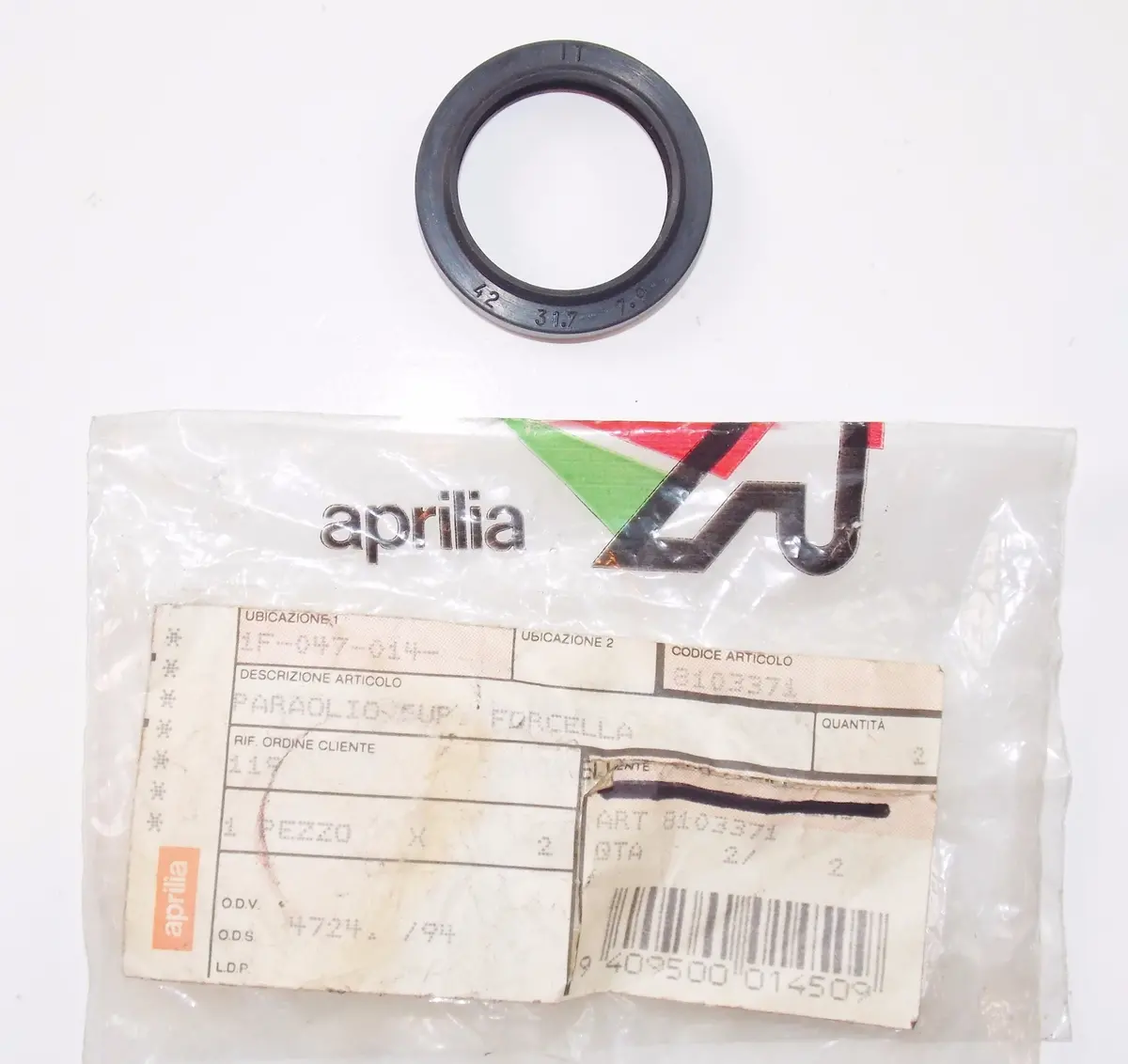 Oem Aprilia 92-99 Classic 50 Front Fork Toil Seal Ap8103371 1