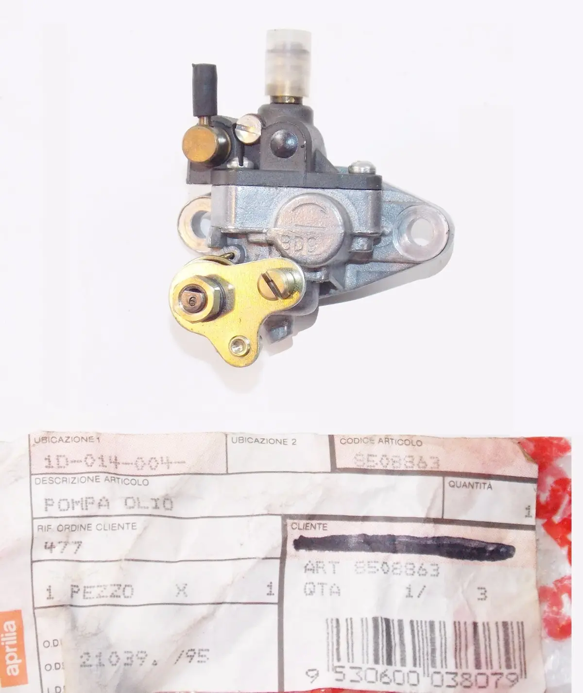 Oem Aprilia 90-05 Af1 Futura|Classic|Europa|Pegaso|Rs|Rx-50 Oil Pump Ap8508863 1
