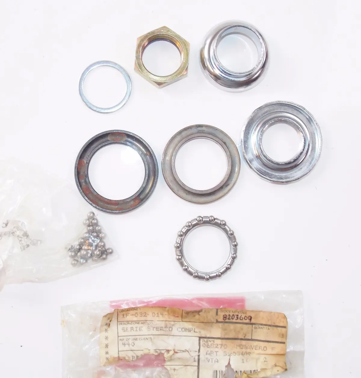 Nos Oem Aprilia 92-98 Amico| Lx- Sport-Cat 50 Ball Ring Set Set Ap8203609 1