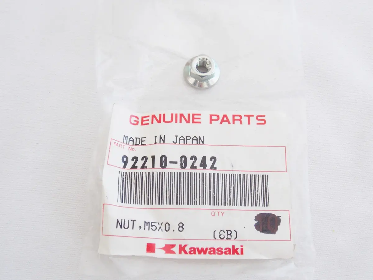 Nos Oem Kawasaki 2006-2007 Zx1400 Nut 5X0.8  92210-0242 1