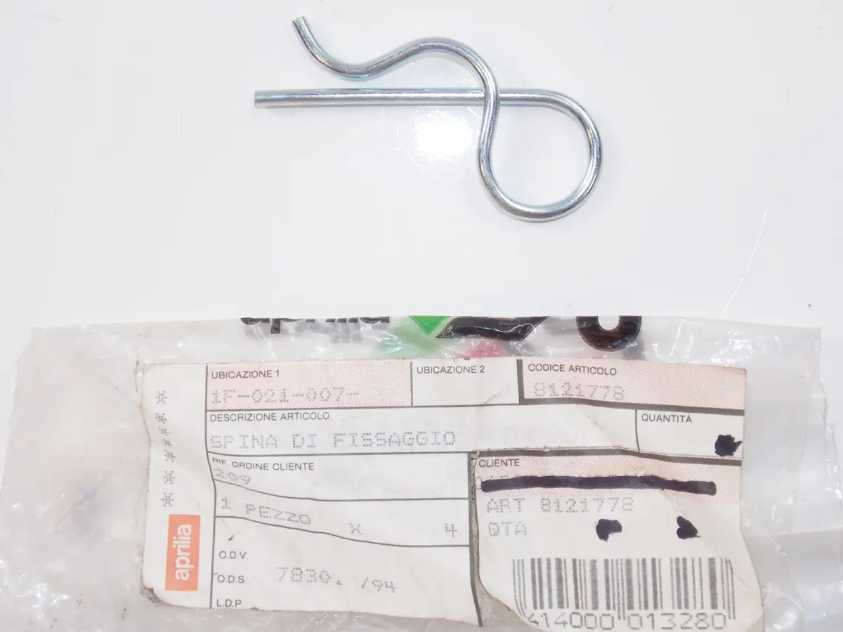 Nos Oem Aprilia 90-92 Af1 Futura 50/125 Body Pin Ap8121778 1