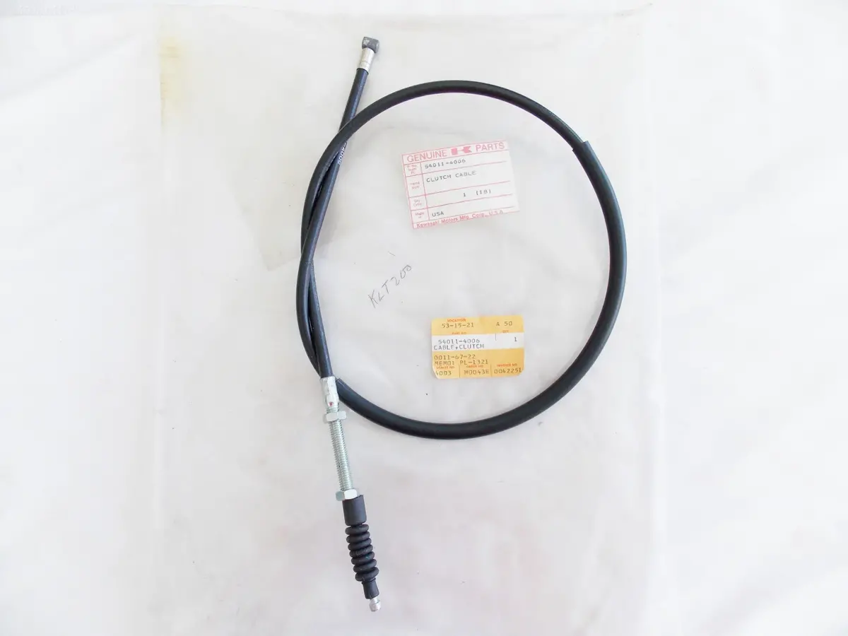 Nos Oem Kawasaki 1983-1984 Klt200 Clutch Cable  54011-4006 1