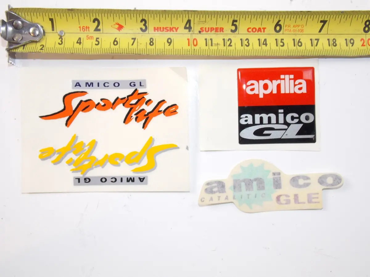 Oem Aprilia Amico Gl Sortlife Amico Catalitic Gle Aprilia Amico Gl Sticker Set 1