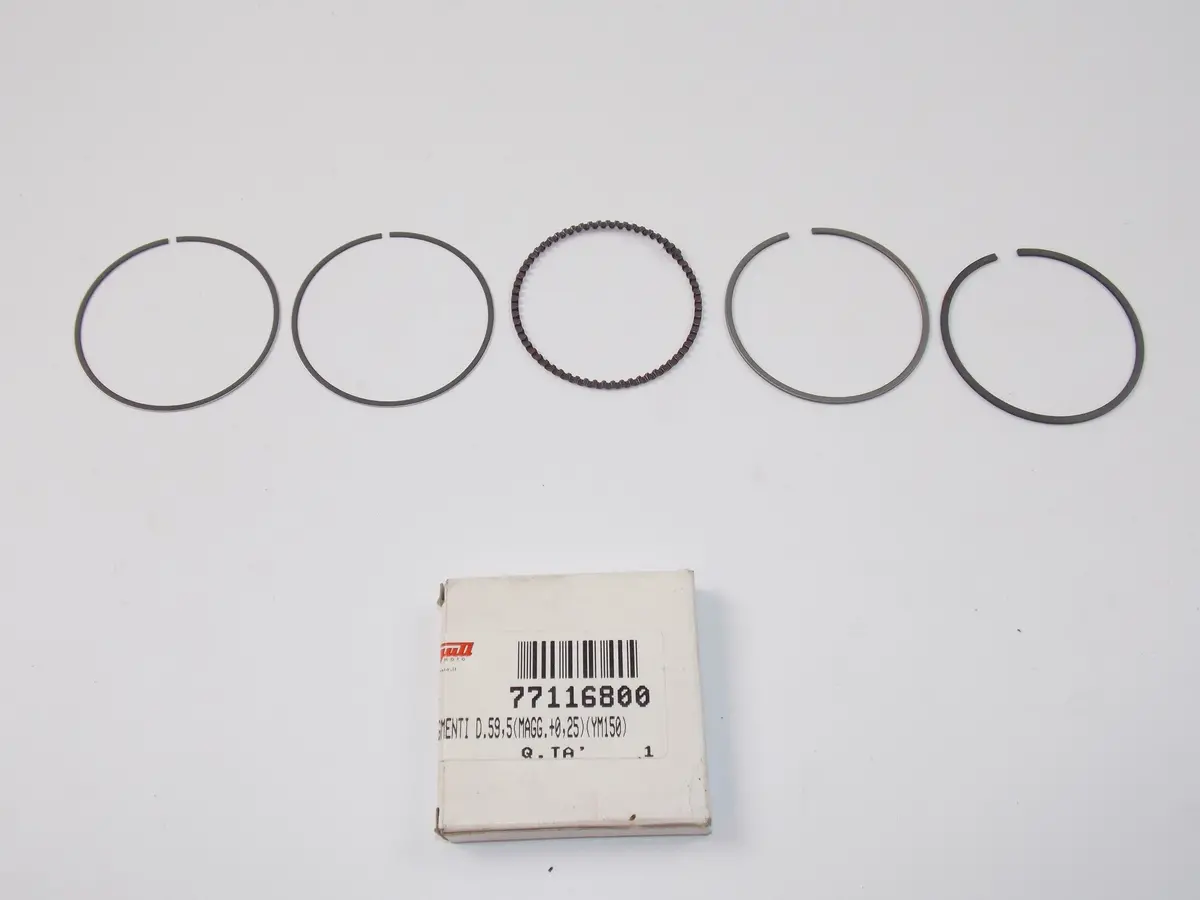 Nos Oem Malaguti Madison 150 T 1° Piston Ring Set (Magg.+0,25) D=59,5 771.168.00 1