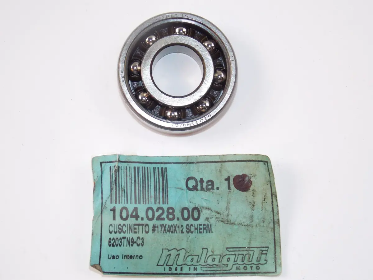 Nos Oem Malaguti 08-09 Grizzly 12" Ce Drive Shaft Bearing 17X40x12 # 104.028.00 1