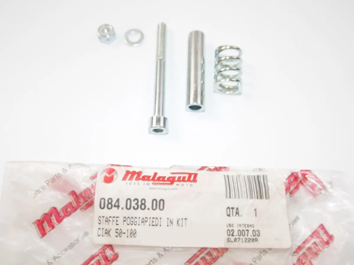 Nos Oem Malaguti Ciak Monodisc Aria Kat Euro 2-2.3 Foot Rest Hardware 084.038.00 1