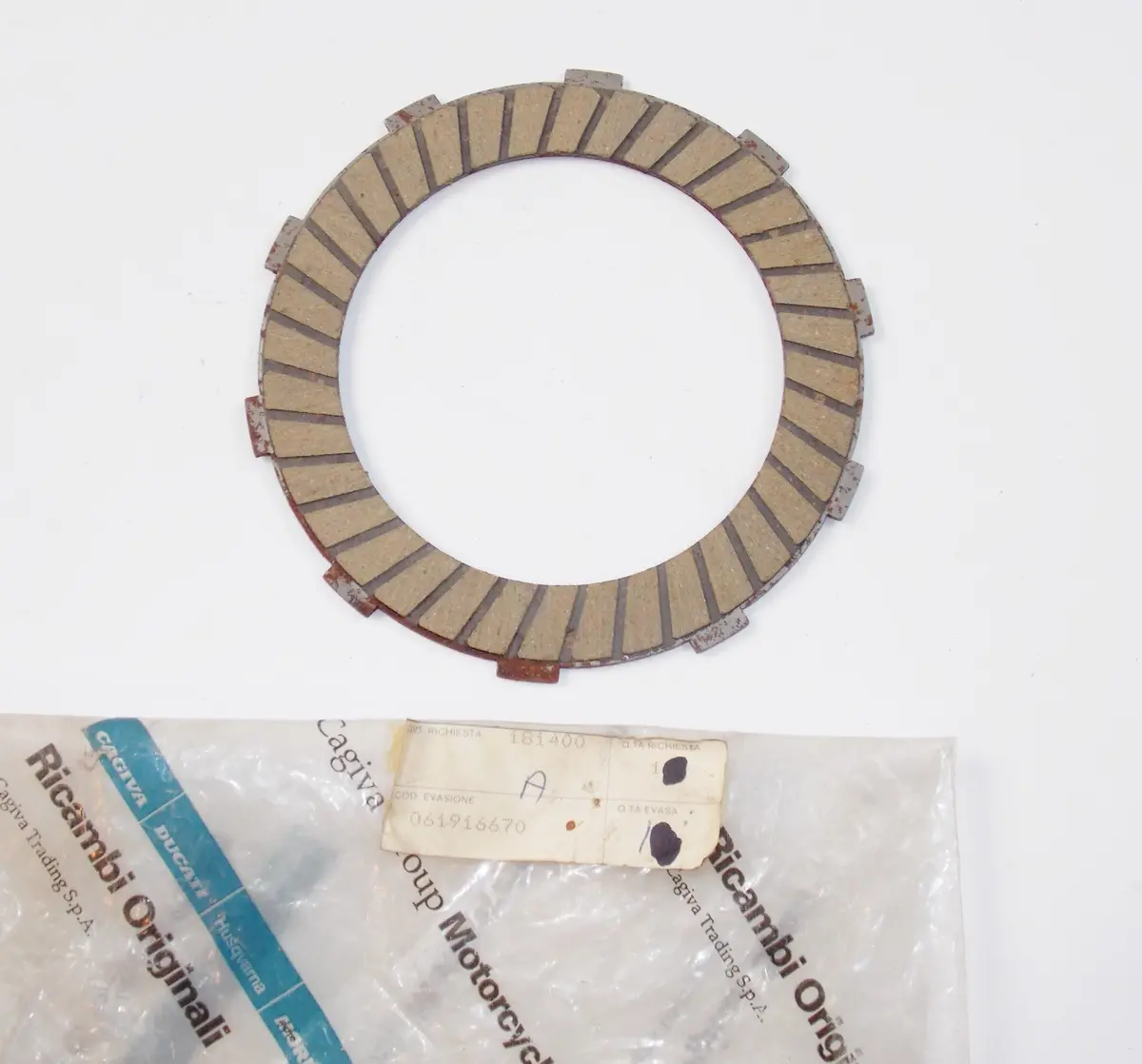Nos Oem Cagiva 76-77 Ducati 350 Gtv|Gtl 500 Gtv|Gtl Clutch Disc 061916670 1