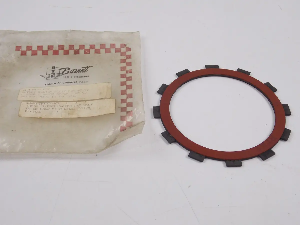 Clutch Steel Drive Plate Suzuki 88-92 Rmx250 86-92 Rm250 1987-1992 Lt250r Tm-17 1