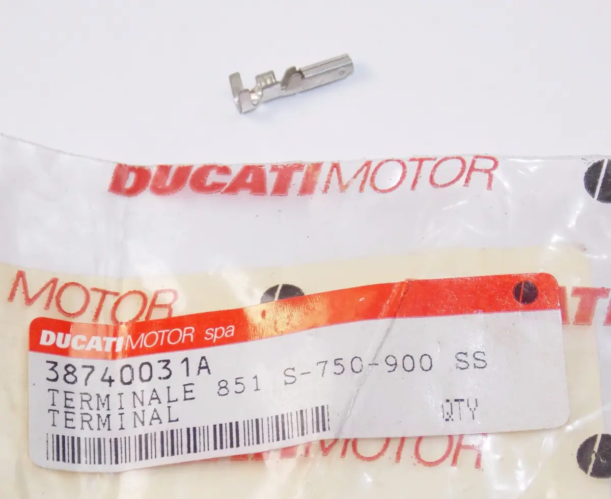 Nos Oem Ducati 851 S-750-900 Ss Terminal 38740031A 1