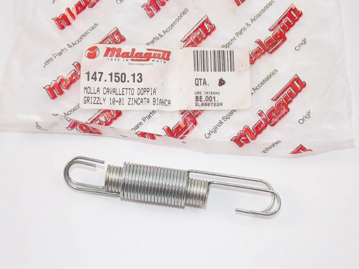 Nos Oem Malaguti 2001 Grizzly 10" 12" Side Stand Spring Double 147.150.13 1