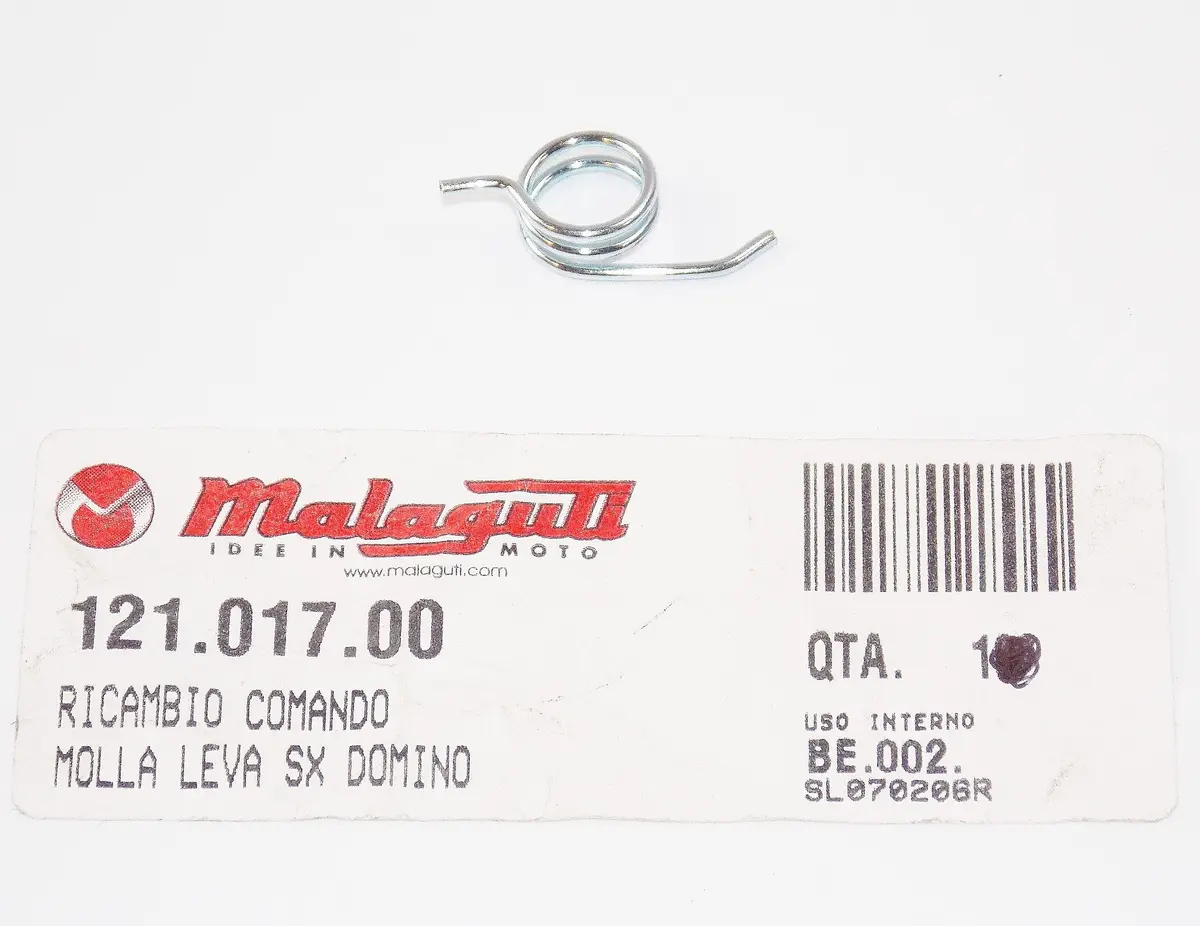 Oem Malaguti Scooter Ciak 50 Monodisc Aria Kat Euro 1 Lh Spring Lever 121.017.00 1