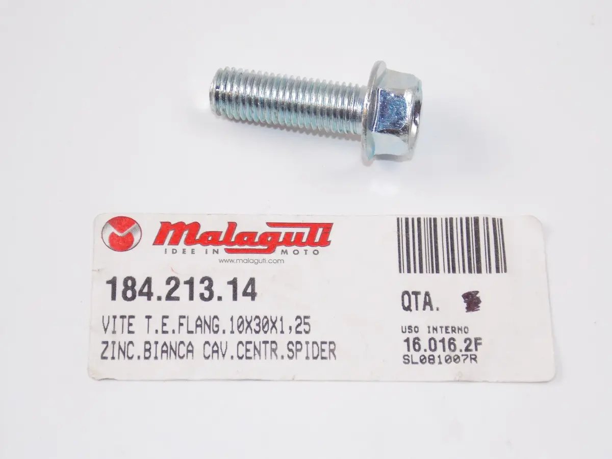Oem Malaguti Password 250 Madison 3 125 Spider Max Screw 10X30x1,25 184.213.14 1