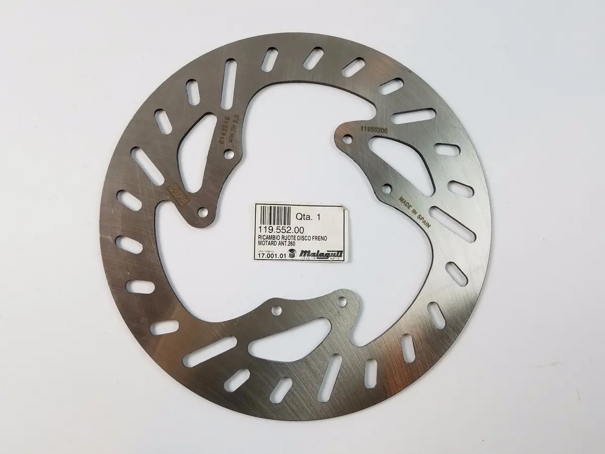 Nos Oem Malaguti 2006 Xsm 50 Motard  Kat Euro 2 Front Brake Disc 119.552.00 1
