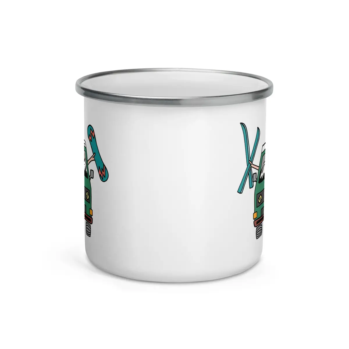 Shred Van Enamel Mug 1