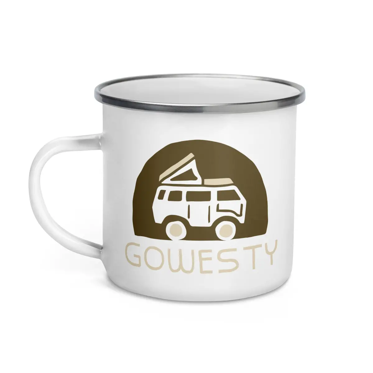 Rollyn Gowesty Logo Enamel Mug 1