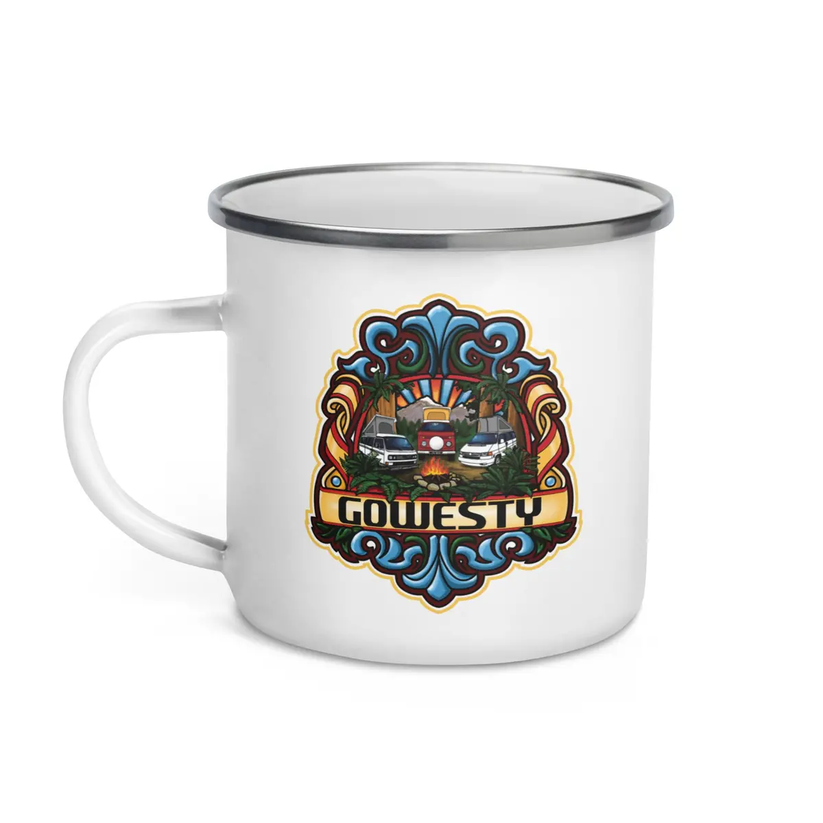 Westylife Campfire Enamel Mug 1