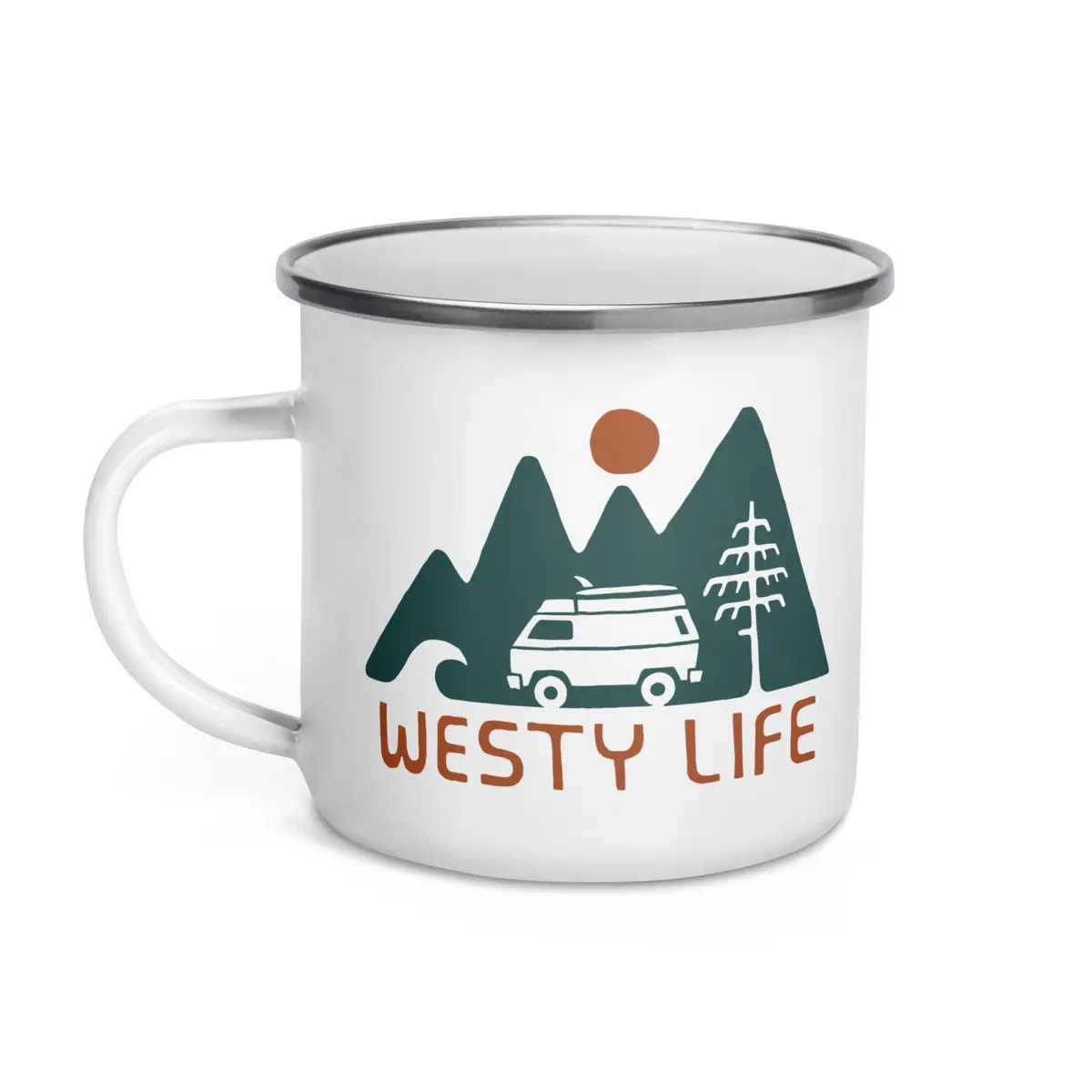Westy Life Enamel Mug 1