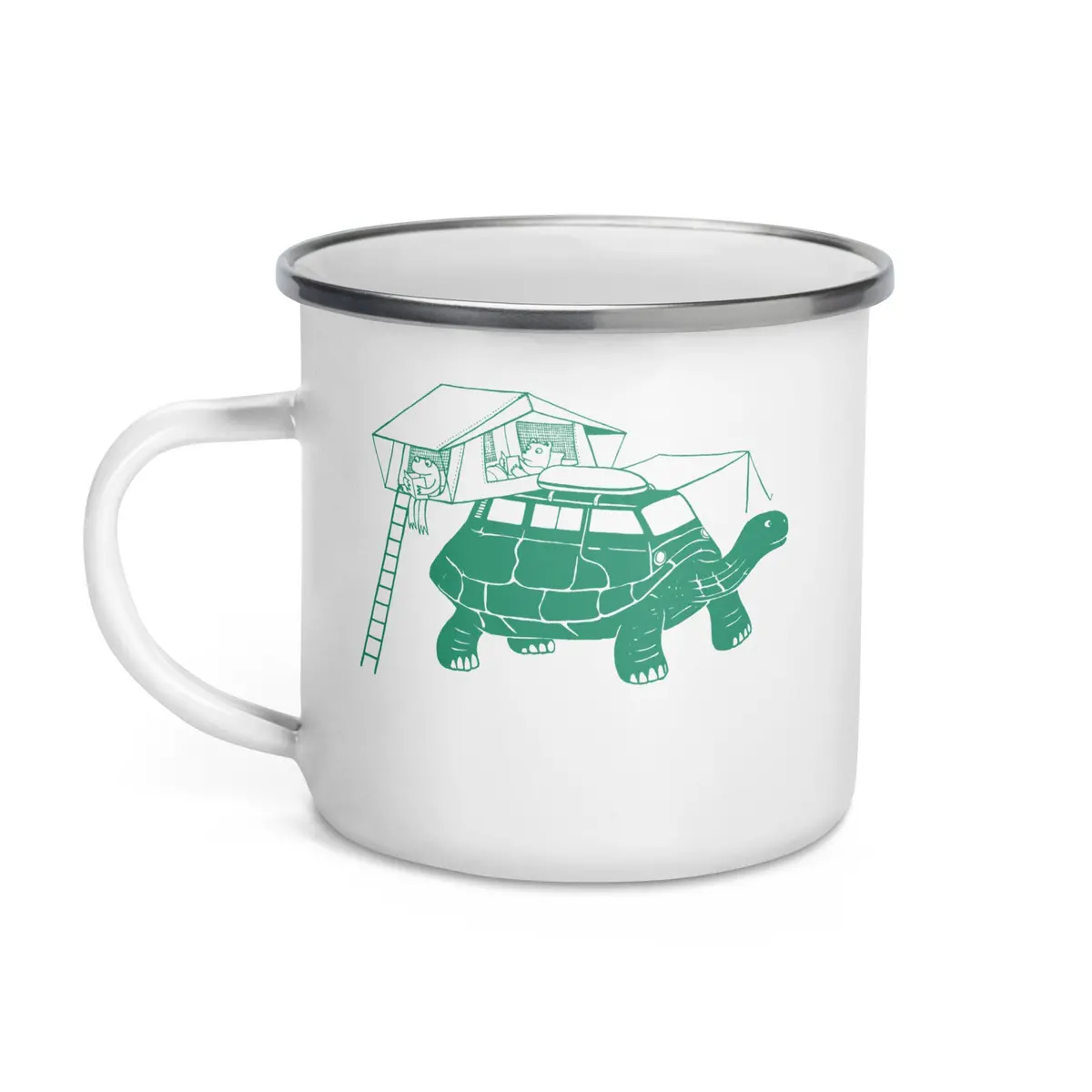 Tin-Top Turtle Enamel Mug 1